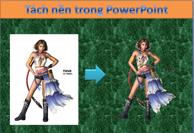 xóa nền ảnh trong powerpoint 2010