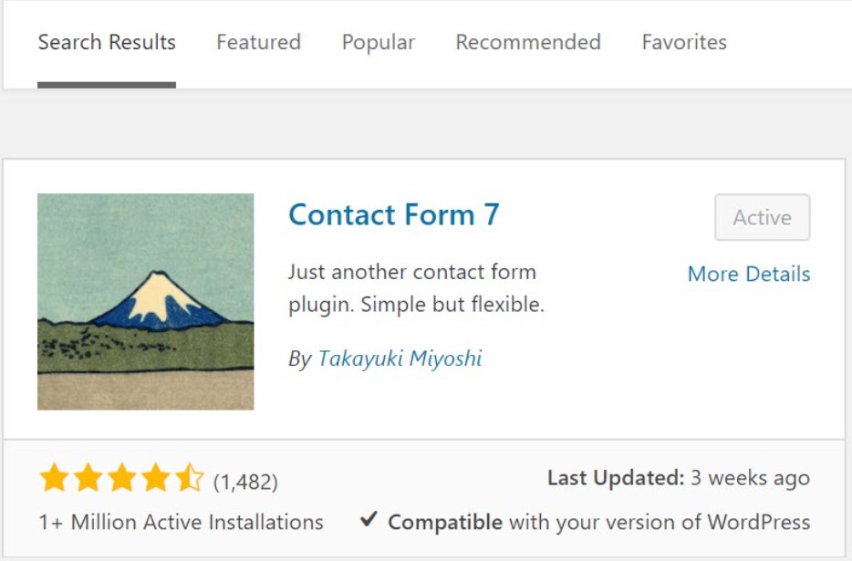 Ảnh minh hoạ: Plugin Contact Form 7 (1)