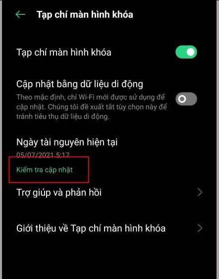 Ảnh minh hoạ: cài đặt tạp chí màn hình khóa trên Oppo (6)