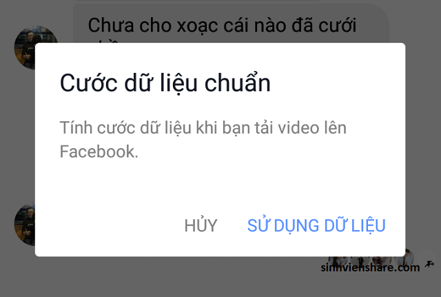 Nguyên nhân và cách tắt thông báo cước dữ liệu chuẩn trên facebook