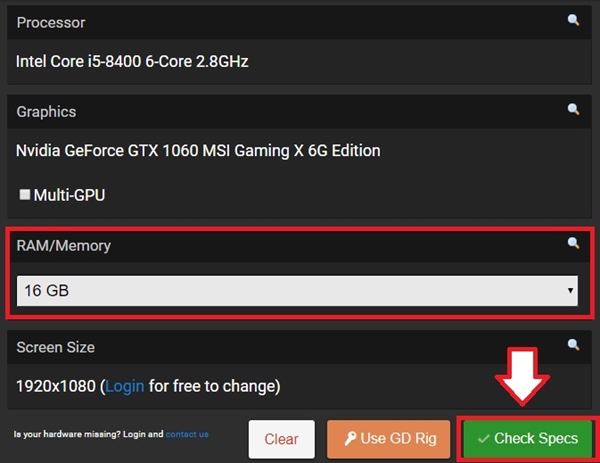Ảnh minh hoạ: web test cấu hình máy chơi game (13)