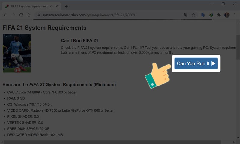 Ảnh minh hoạ: web test cấu hình máy chơi game (3)