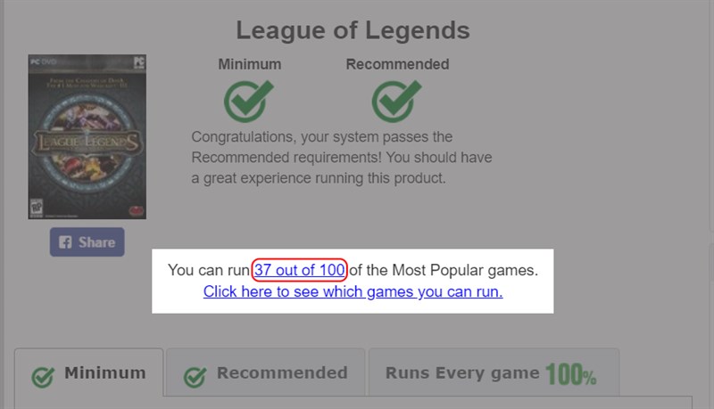 Ảnh minh hoạ: web test cấu hình máy chơi game (8)