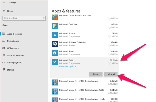 Ảnh minh hoạ: xóa app mặc định windows 10 (5)