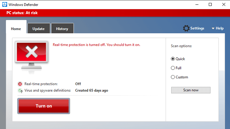 Ảnh minh hoạ: bật windows defende win 10 (3)