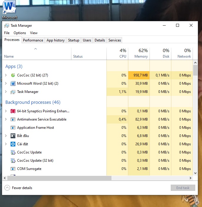 Ảnh minh hoạ: Unikey không hiển thị trên Taskbar máy tính windows (2)