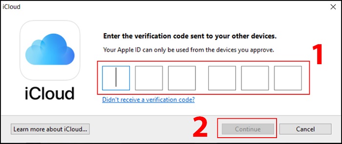 Ảnh minh họa: đăng nhập icloud trên máy tính (5)