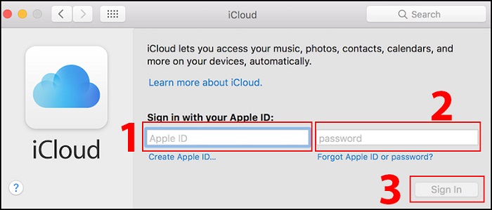 Ảnh minh họa: đăng nhập icloud trên máy tính (9)