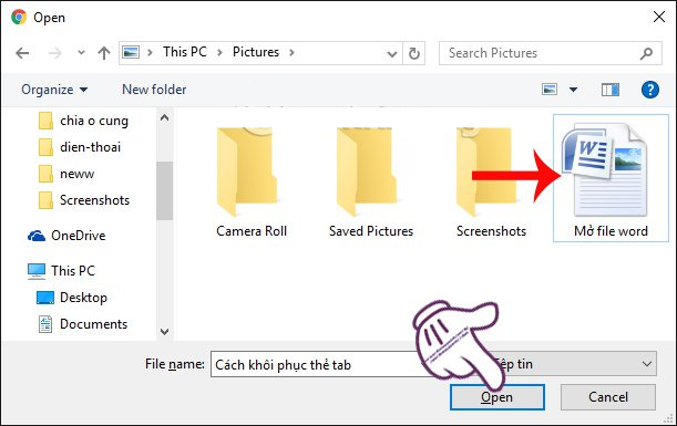 Ảnh minh hoạ: mở file word bị nhiễm virus không mở được (2)