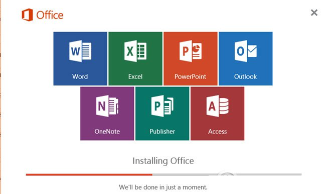 Ảnh minh hoạ: Cài đặt office 2016 trên máy tính laptop, pc
