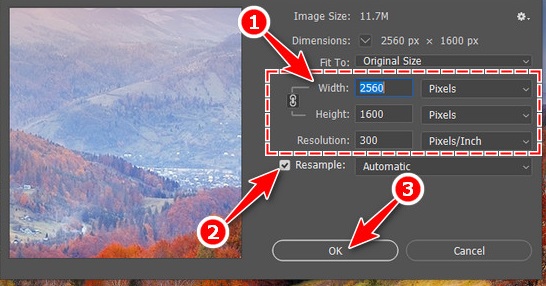 Ảnh minh họa: giảm dung lượng ảnh bằng Photoshop (3)