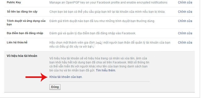 Ảnh minh hoạ: khóa tài khoản Fb tạm thời (2)