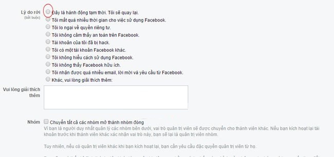 Ảnh minh hoạ: khóa tài khoản Fb tạm thời (3)
