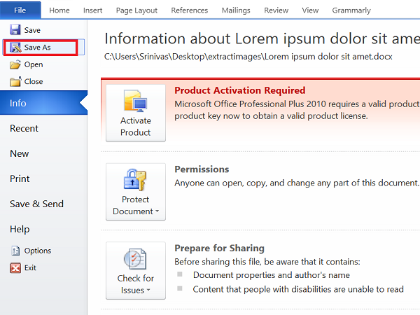 Ảnh minh hoạ: Cách lấy ảnh từ file word