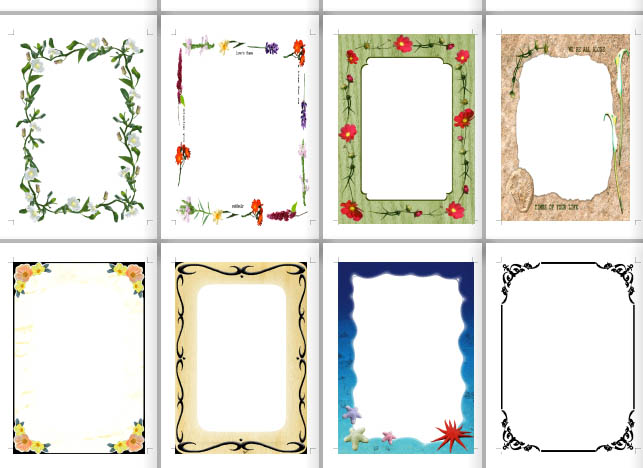 Tổng hợp những mẫu khung viền đẹp cho word được sử dụng phổ biến nhất hiện nay