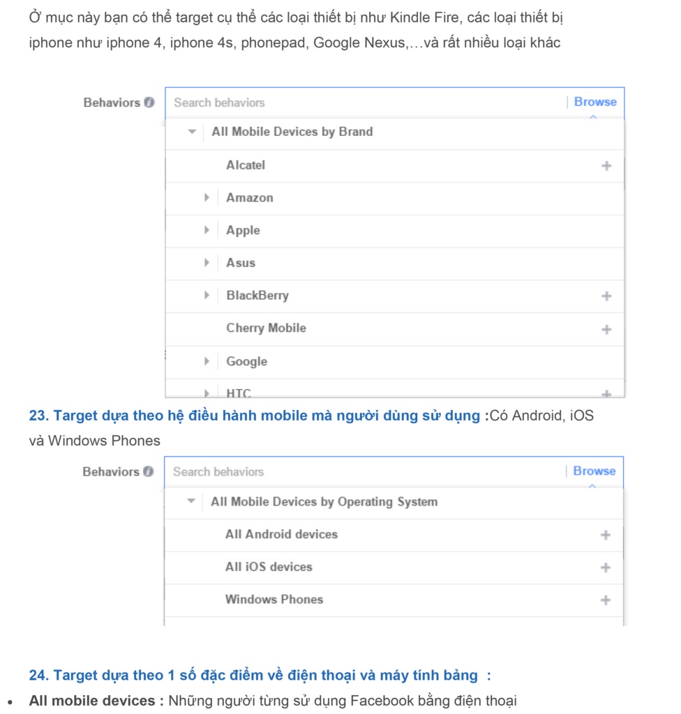 Ảnh minh hoạ: Những đặc điểm có thể target trên quảng cáo facebook (12)