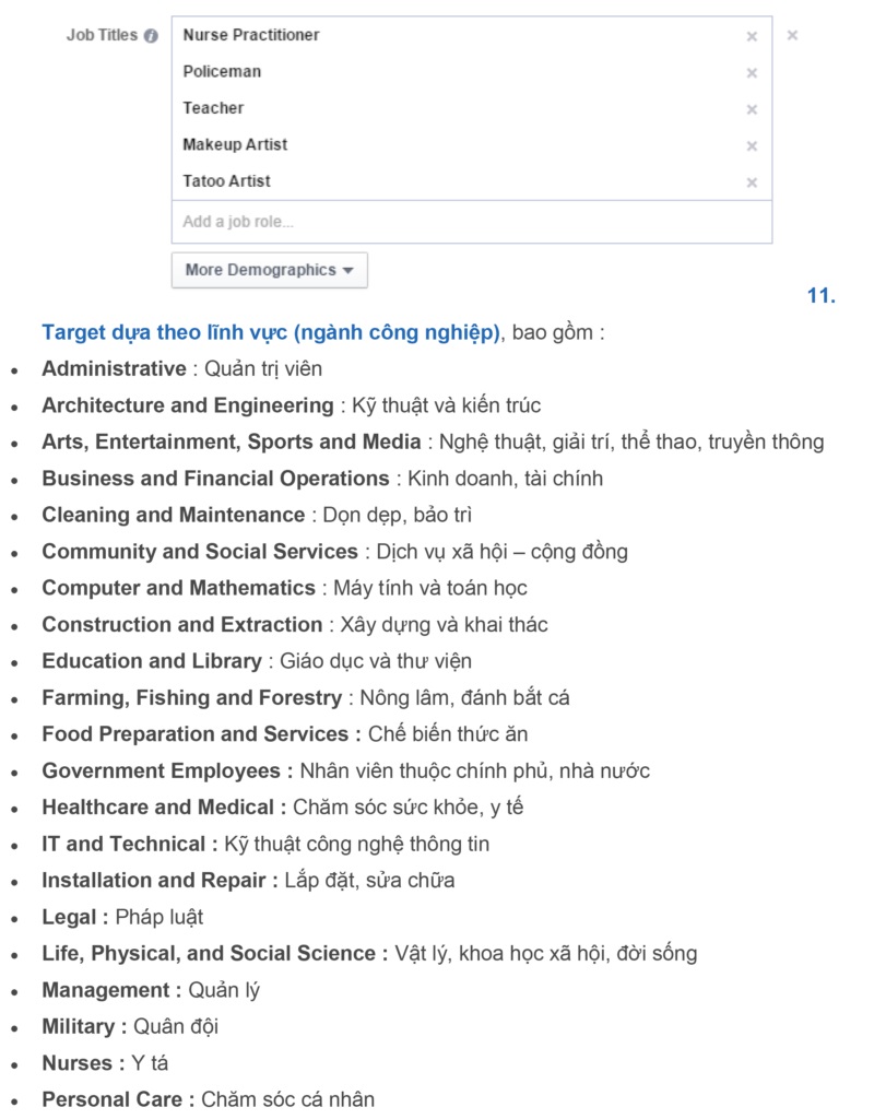 Ảnh minh hoạ: Những đặc điểm có thể target trên quảng cáo facebook (5)