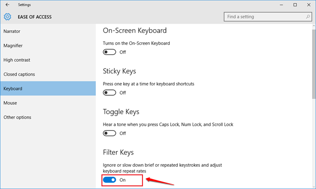 Ảnh minh hoạ: sửa lỗi bàn phím không gõ được trên win 10 (8)