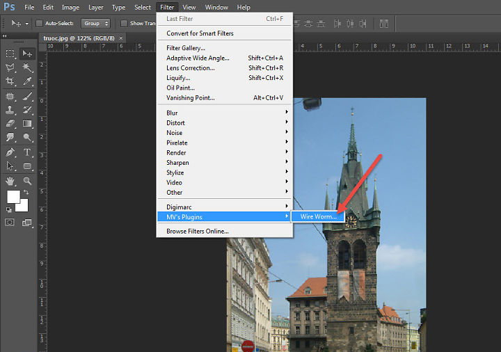 Xoá chi tiết thừa trên ảnh bằng photoshop (3)