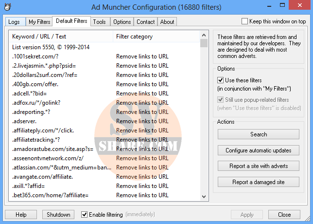 Download Ad Muncher - Phần mềm tiện ích add-on chặn quảng cáo khi lướt web