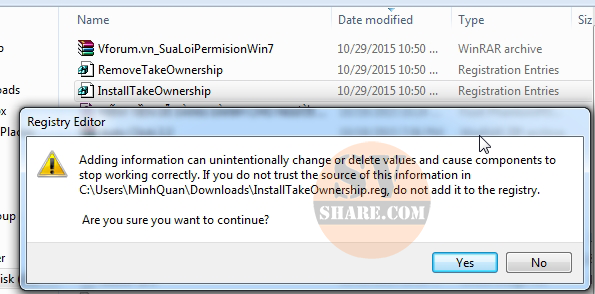 You don't currently have permission to access this folder (1)