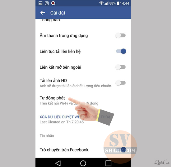 tắt tự phát video facebook trên Android (4)