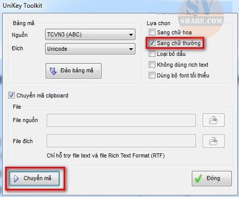 chuyển từ chữ hoa sang thường trên Word, Excel (2)