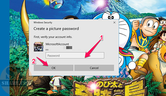 Cài đặt mật khẩu hình ảnh trên máy tính Windows 10 (3)