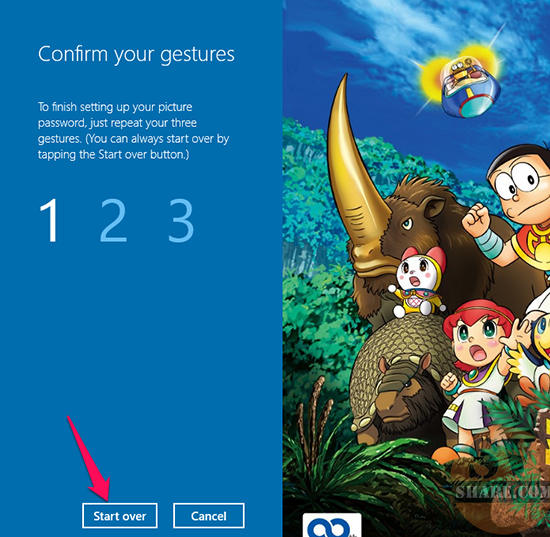 Cài đặt mật khẩu hình ảnh trên máy tính Windows 10 (5)