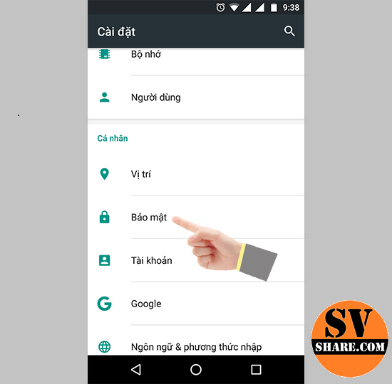 định vị điện thoại android khi bị mất