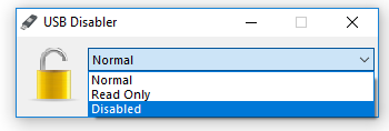 USB Disabler: Phần mềm chống copy dữ liệu trong usb