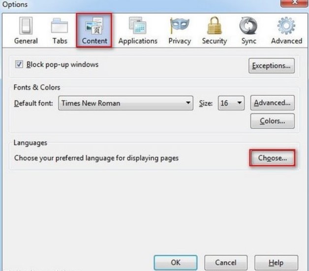 Cách thay đổi cài đặt ngôn ngữ trên firefox (7)
