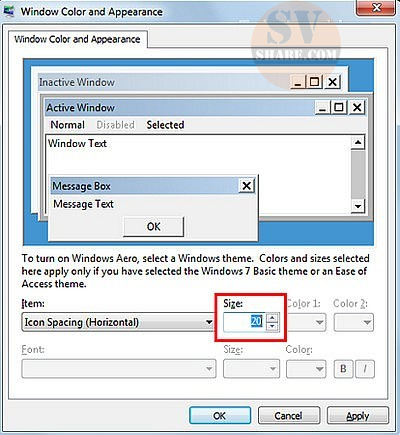 điều chỉnh kích thước icon trên desktop windows (4)