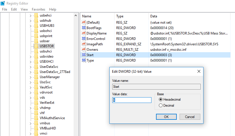 Vô hiệu hóa cổng usb máy tính để bàn, laptop bằng regedit (1)