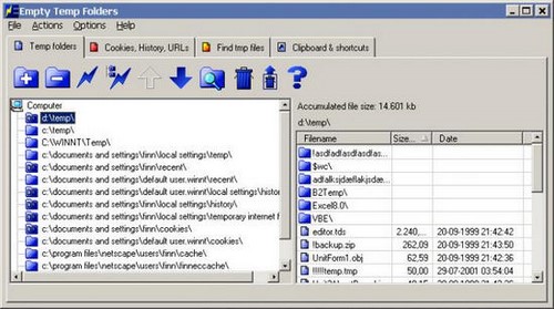 Tải Empty Temp Folder – Phần mềm giúp dọn dẹp tối ưu hoá máy tính