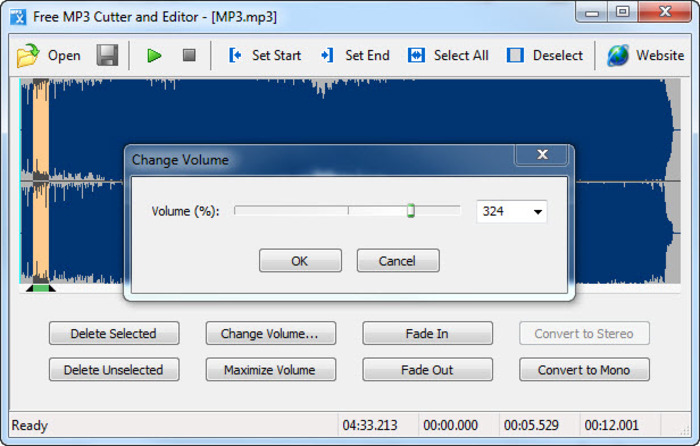 Free MP3 Cutter and Editor: Phần mềm nghe và chỉnh sửa file mp3