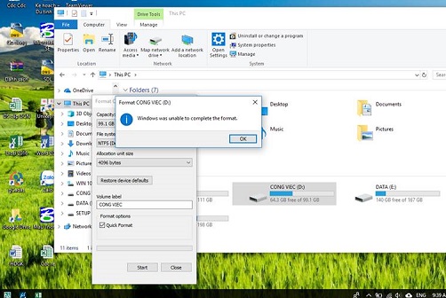 Hỏi: Cách format SDD được khi cài win cũ trên HDD