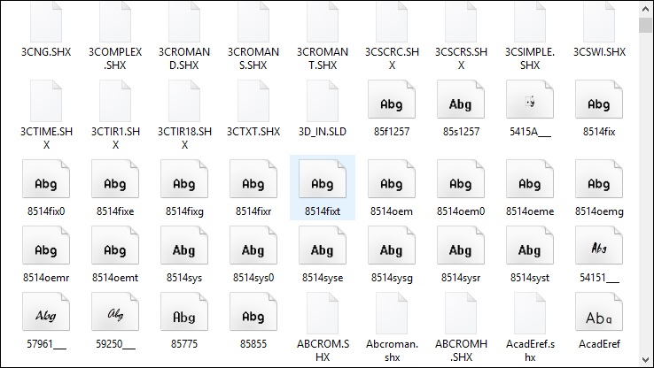 Download Fonts chữ AutoCad, Tải Font CAD ( .shx) Tiếng Việt Full