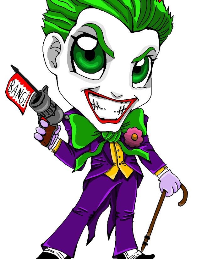 Nếu như ad nhớ không lầm thì tướng joker trong liên quân mobile là tướng nam phải không ? Bạn vẽ joker chibi này hơi quá đà rồi đó huhu