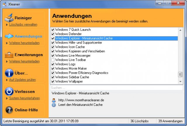 Download xleaner – Phần mềm giúp dọn dẹp ổ đĩa máy tính của bạn