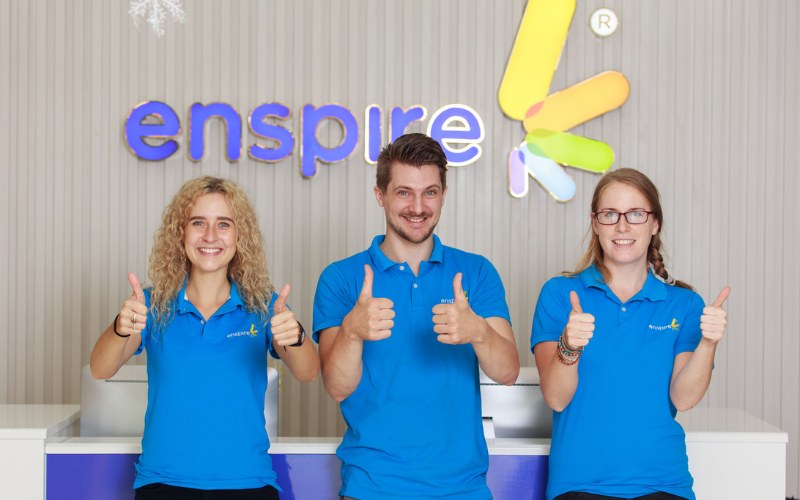 học viện Anh Ngữu Enspire có đội ngũ giảng viên nước ngoài 100%